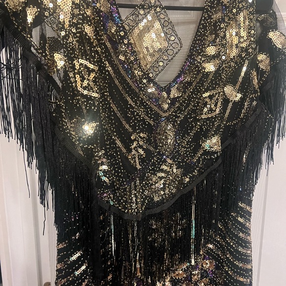 1940’s flapper dress with accessories - Picture 3 of 3